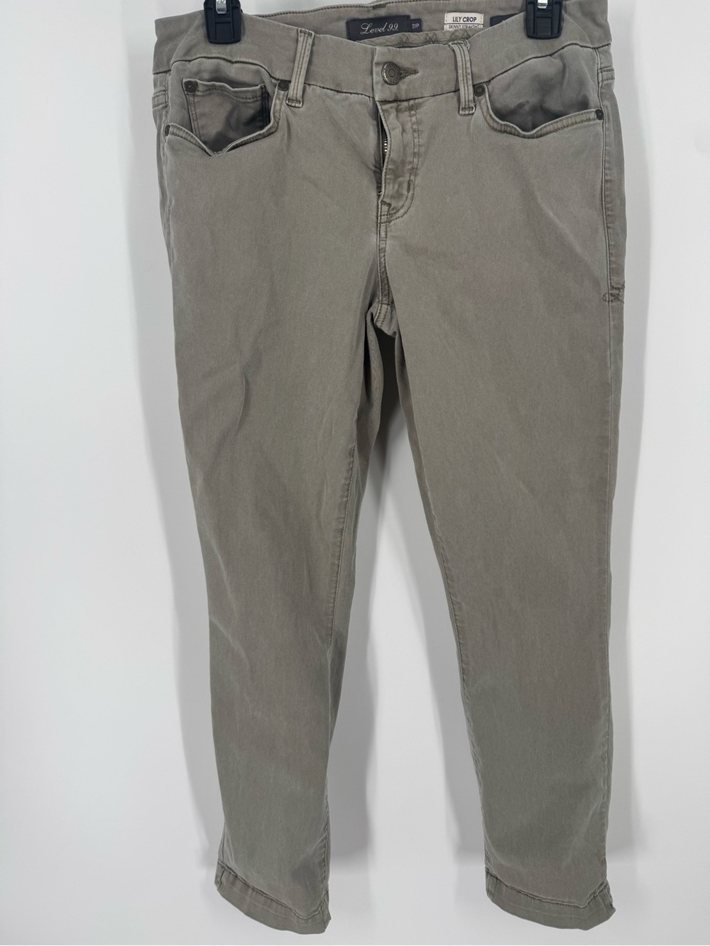 Level 99 Women’s Ankle Pants in Olive